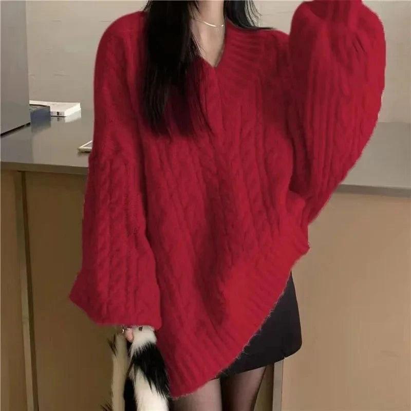 Womens Oversized Knitted Sweater for Women - Various Colors