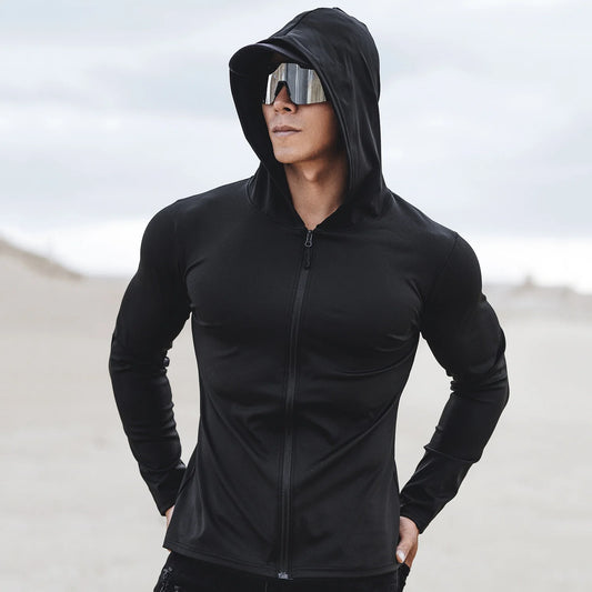 Men's Fitness Sports Jacket with Zipper