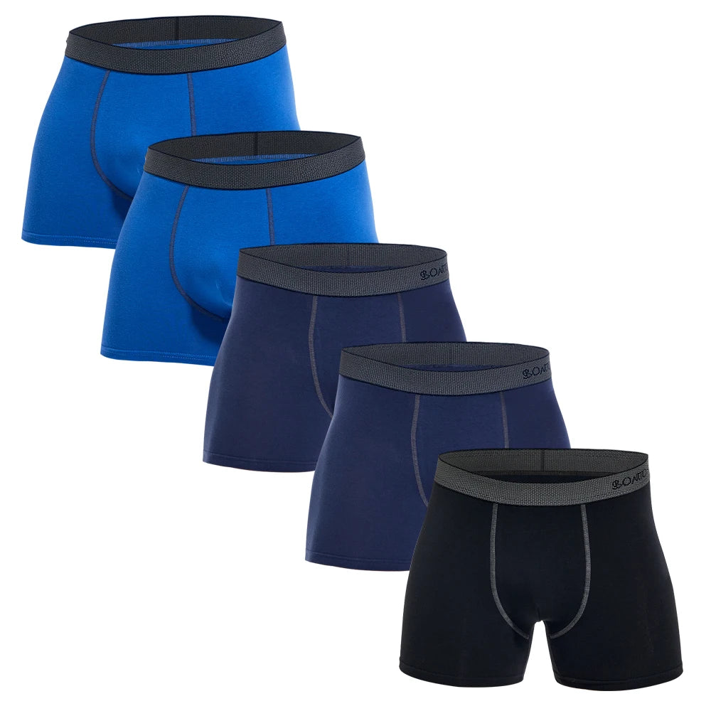 5-Pack Men's Cotton Boxer Briefs