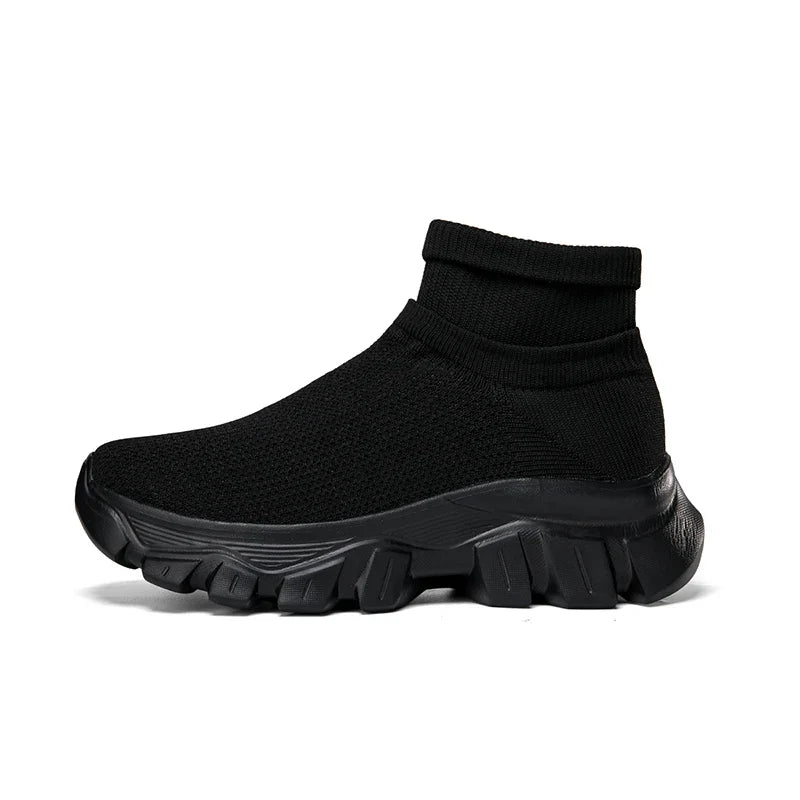 Women's Light Ankle Sock Boots – With Non-Slip Thick Soles - Various Colors