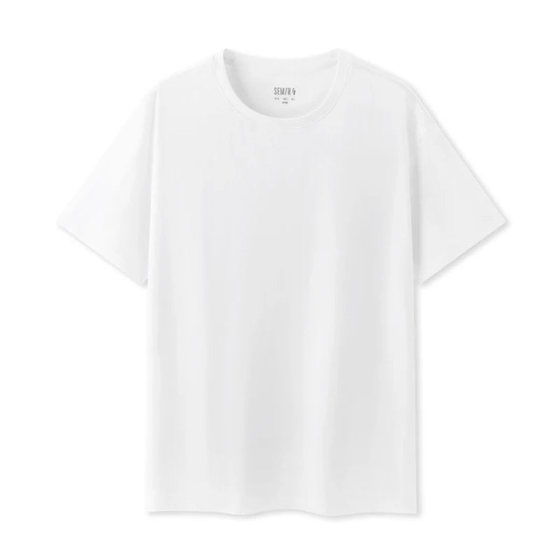 Semir Men's Slim Fit Plain T-Shirt - Comfortable Casual Wear