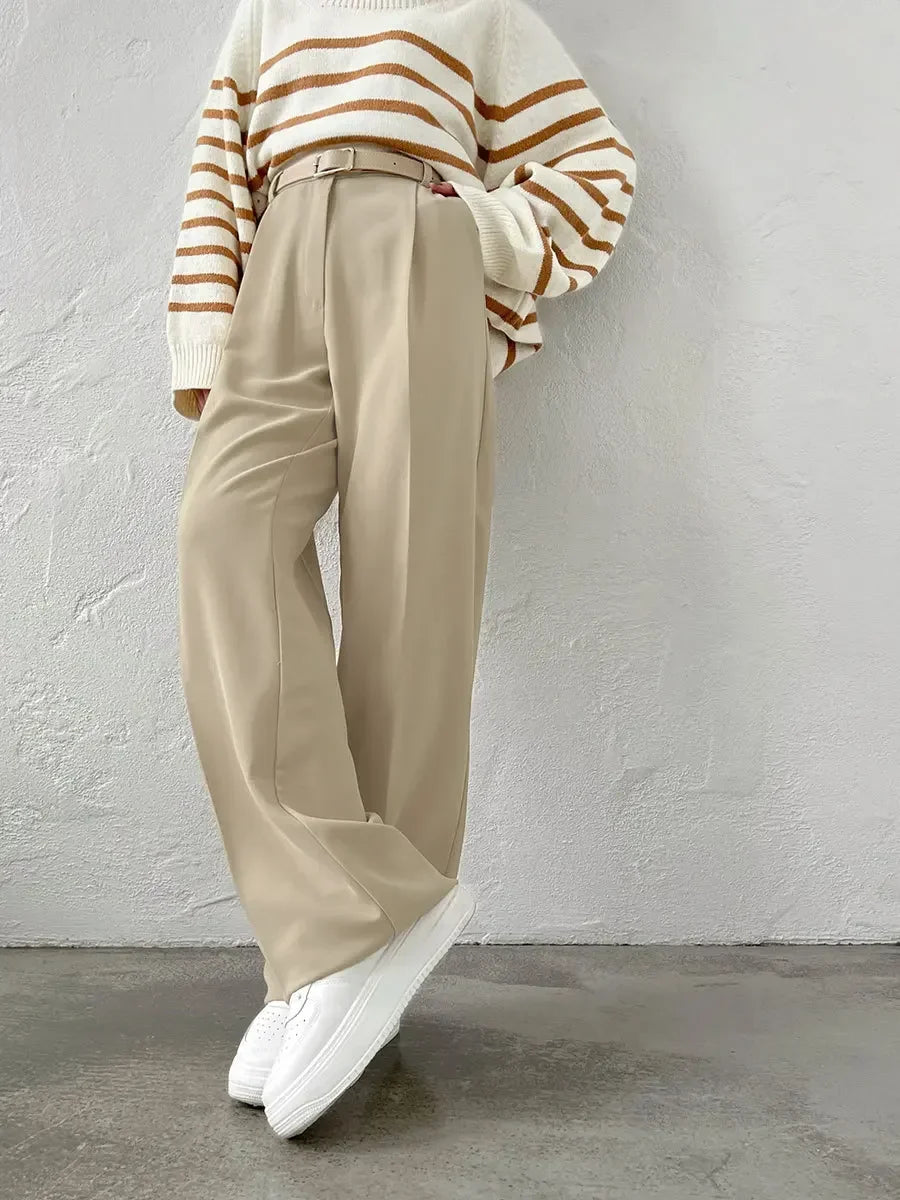 Women's Casual Loose Fit Wide Leg Pants