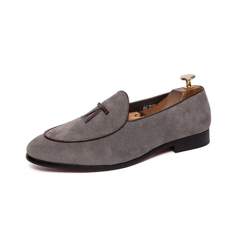 Men's Suede Slip-On Loafers - Stylish and Comfortable Men's Loafers