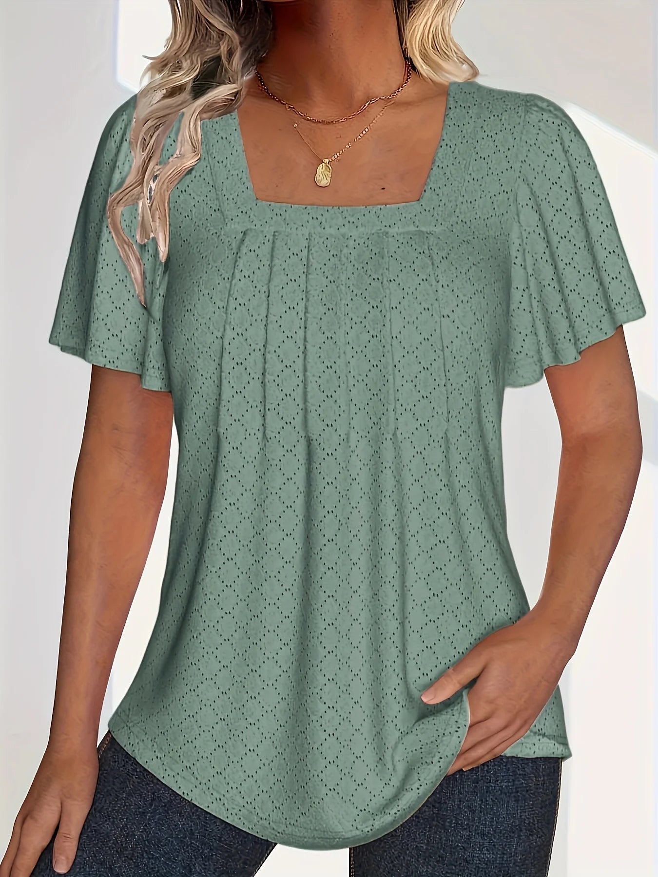 Stylish Women's Versatile Blouse with Loose Ruffle Sleeves