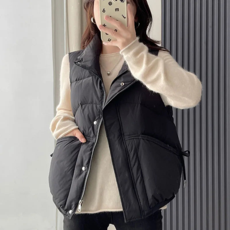 Women's Waistcoat Vest - Versatile & Warm Women's Jacket