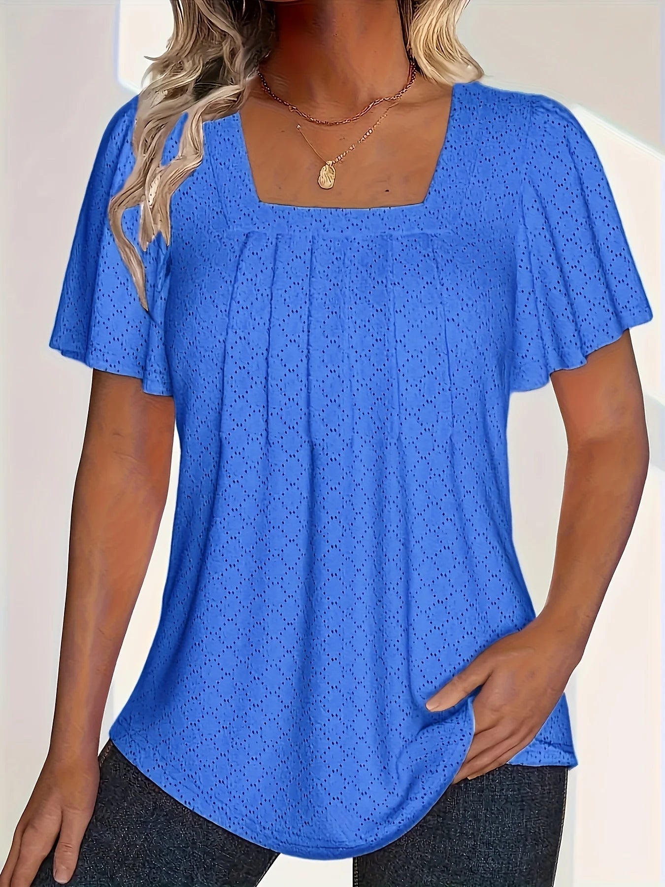 Stylish Women's Versatile Blouse with Loose Ruffle Sleeves
