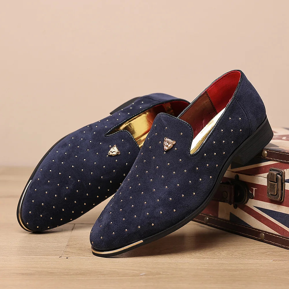 Men's Stylish Luxury Faux Suede Shoes