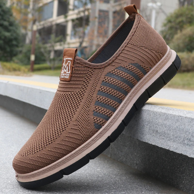 Lightweight Breathable Mesh Casual Shoes for Men - Non-Slip Design