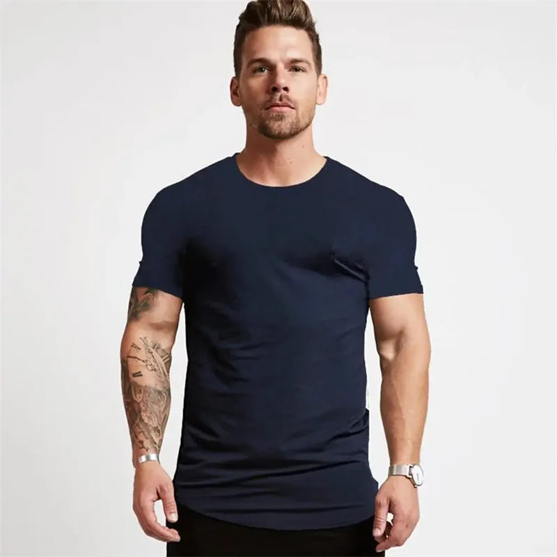 Men's Slim Fit Cotton T-Shirt - Comfortable & Stylish Men's Casual Tee