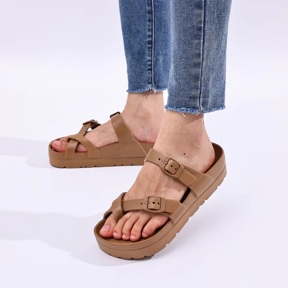 Men's Comfortable Soft Thick Slippers - Various Colors