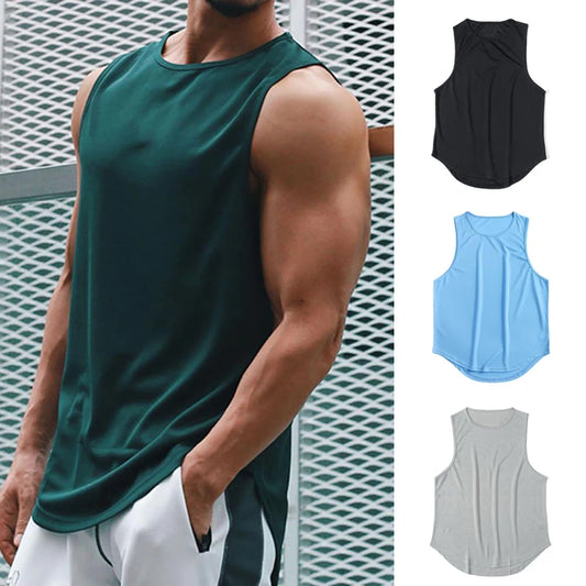 Men's Loose-Fit Breathable Mesh Tank Top -  Various Colors