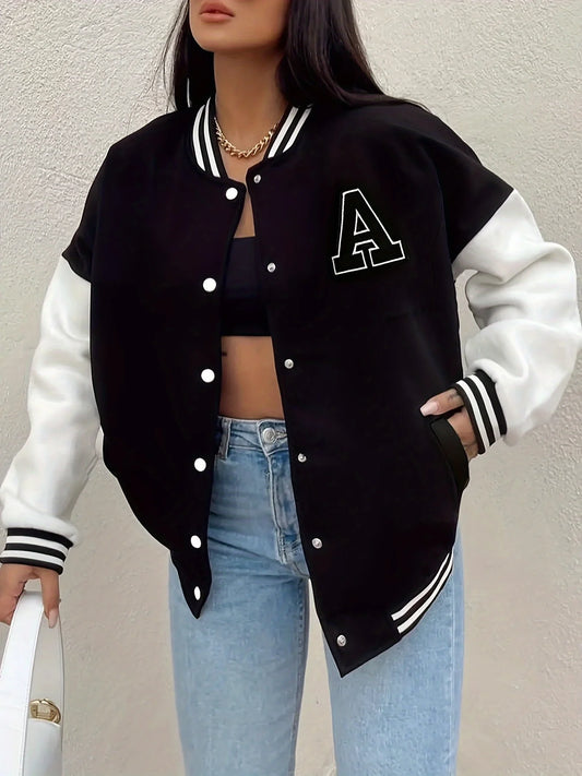 Women's A-Line Baseball Jacket