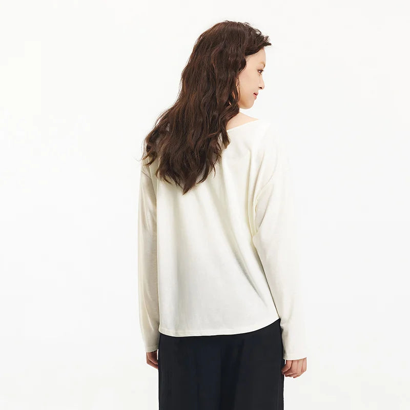 Elegant Women's Long Sleeve Loose Cardigan by Semir - Stylish & Comfortable Layering Essential