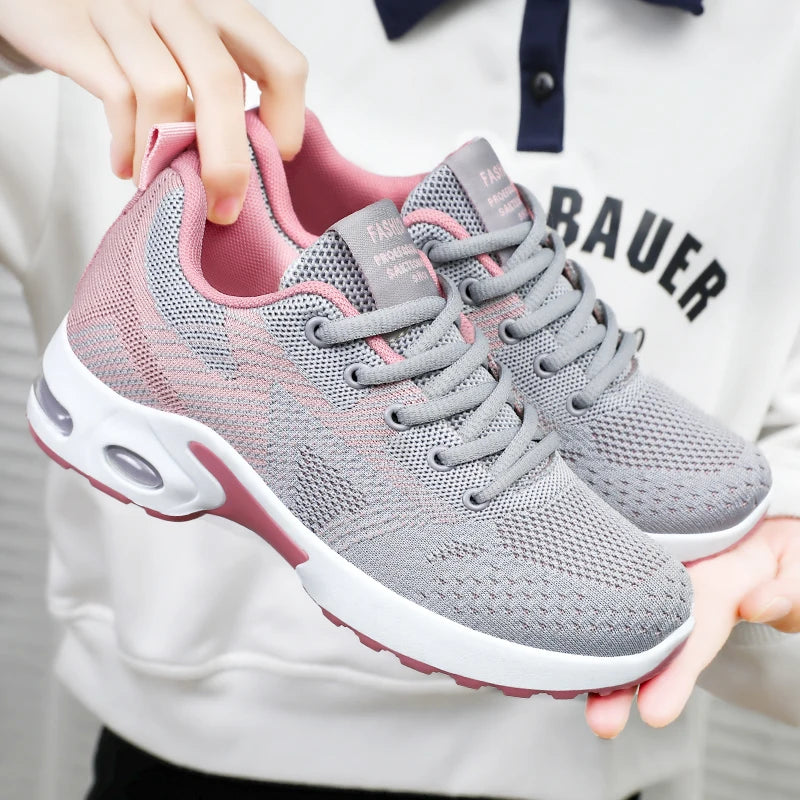 Women's Air Cushion Running Sneakers - Soft Bottom Active Wear