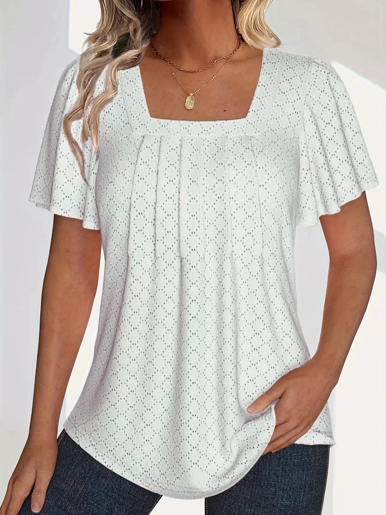 Stylish Women's Versatile Blouse with Loose Ruffle Sleeves