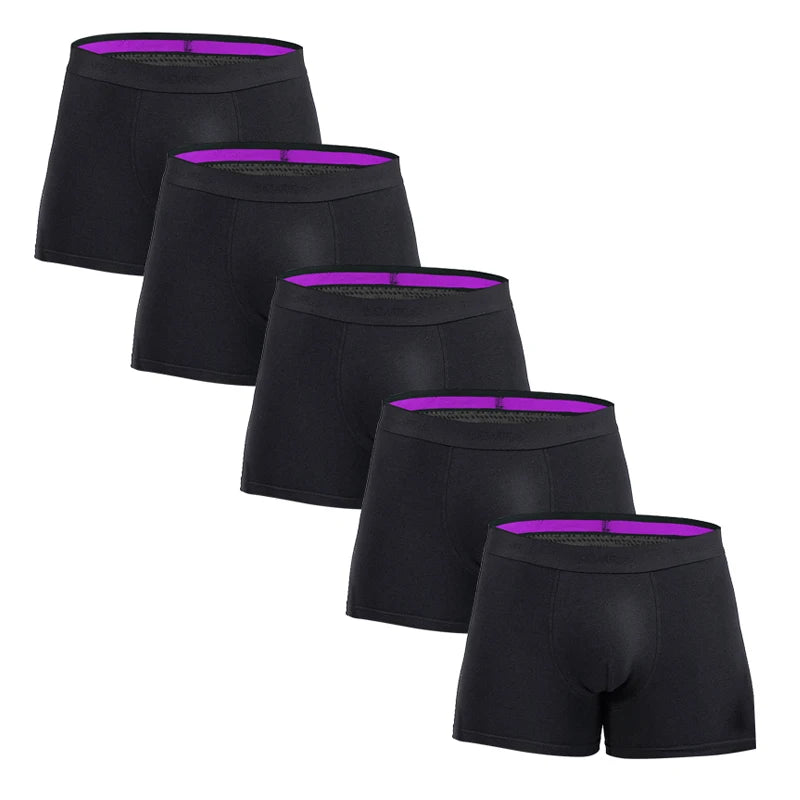 5-Pack Men's Cotton Boxer Briefs