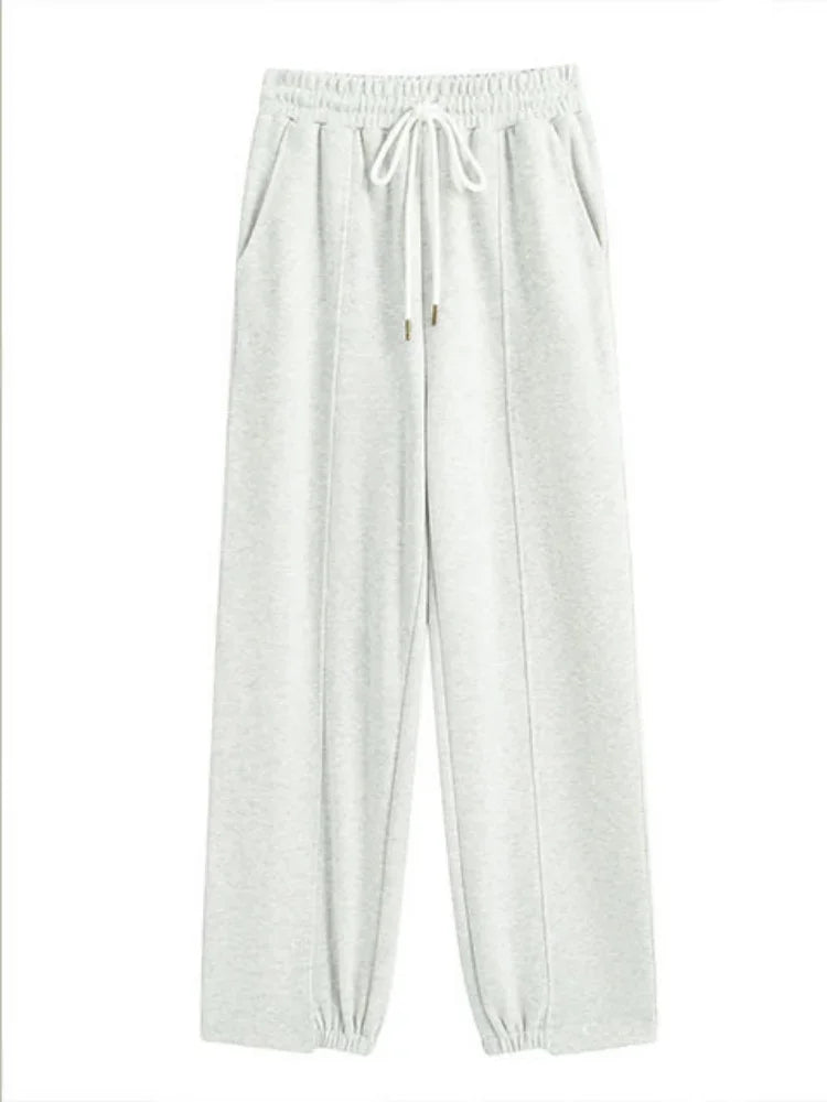 Women's Casual Wide Leg Joggers - Loose Fit