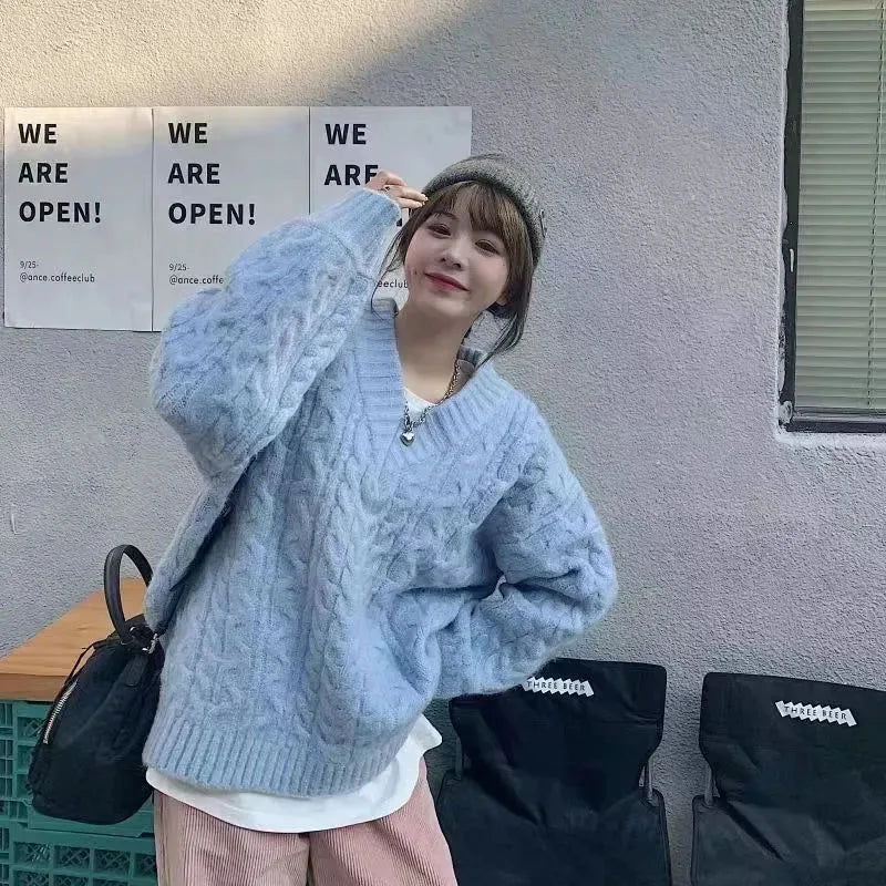 Womens Oversized Knitted Sweater for Women - Various Colors