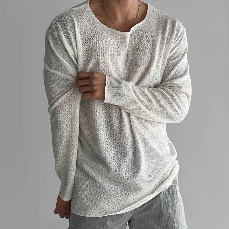 Men's Long Sleeve Knit Sweater