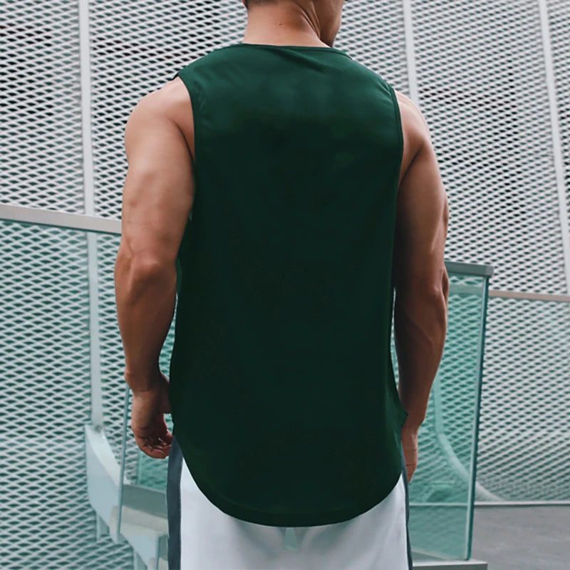 Men's Loose-Fit Breathable Mesh Tank Top -  Various Colors