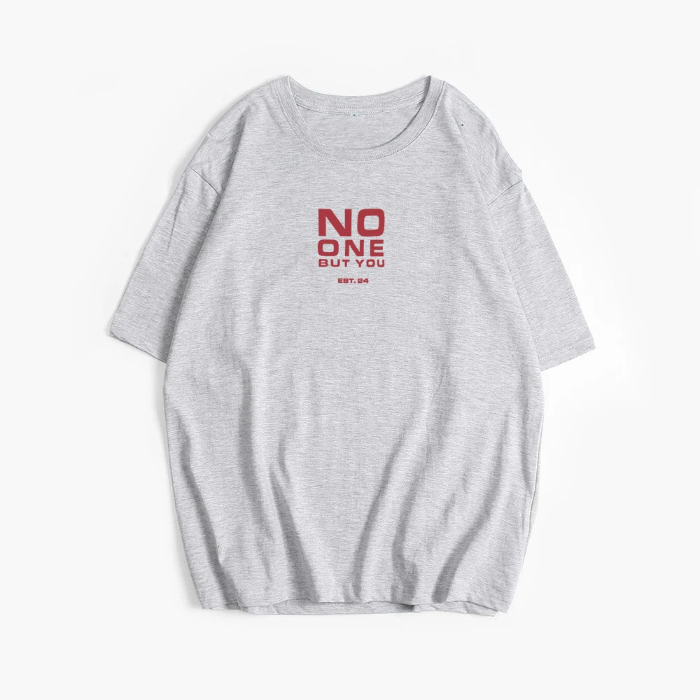 Women's Hirsionsan 'No One But You' Graphic T-Shirt - Soft Cotton Loose Fit