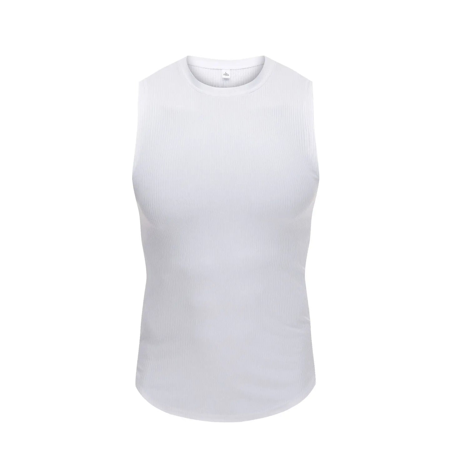 Men's Elastic Striped Tank Top