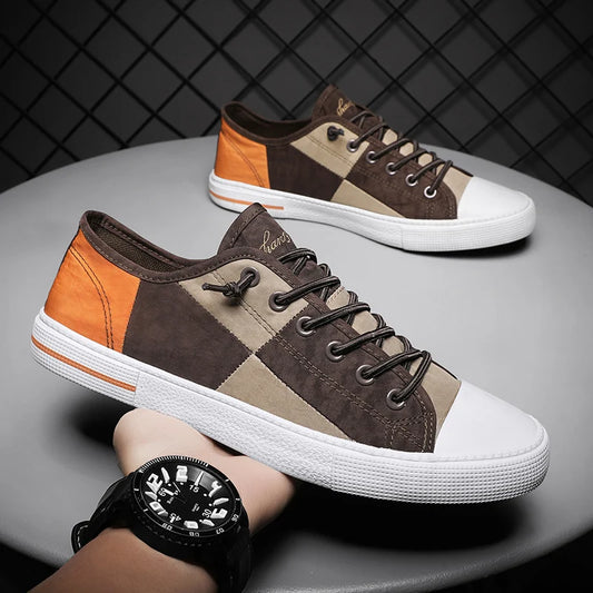 Men's Multicolor Casual Canvas Sneakers