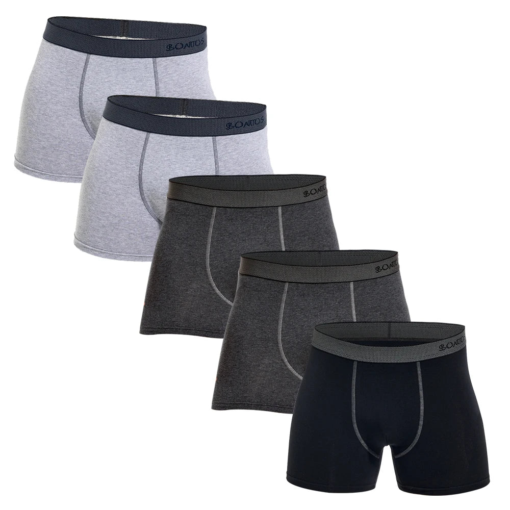 5-Pack Men's Cotton Boxer Briefs