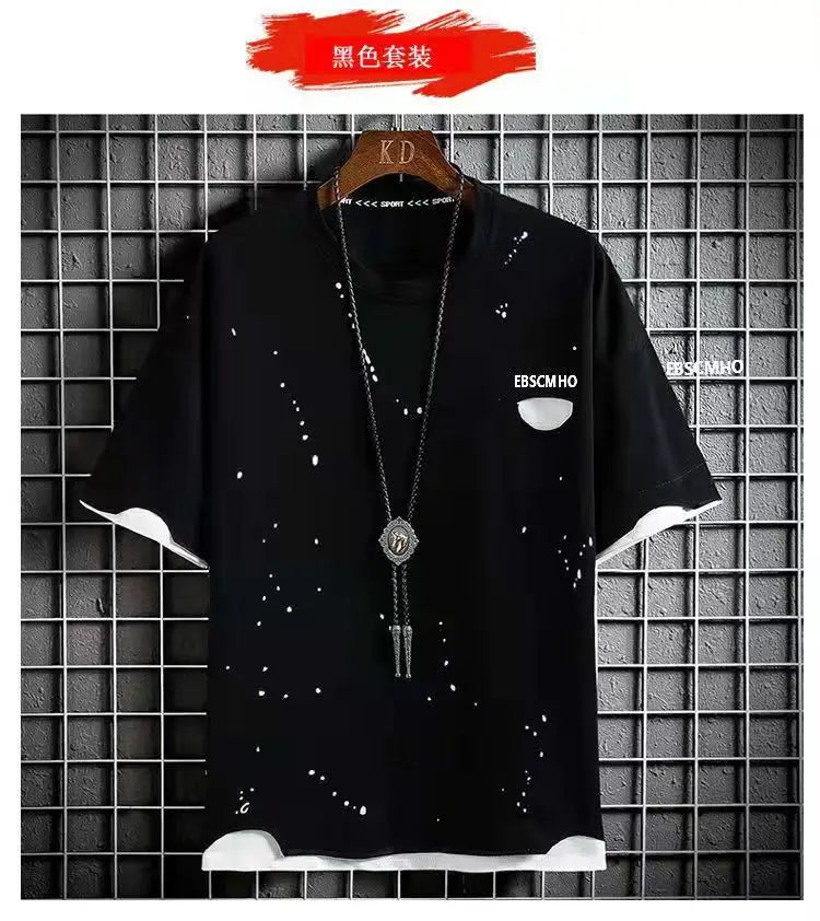 Men's Two-Piece T-Shirt and Shorts Set