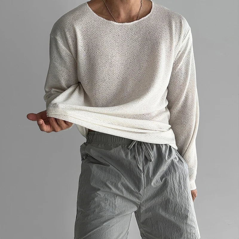 Men's Long Sleeve Knit Sweater