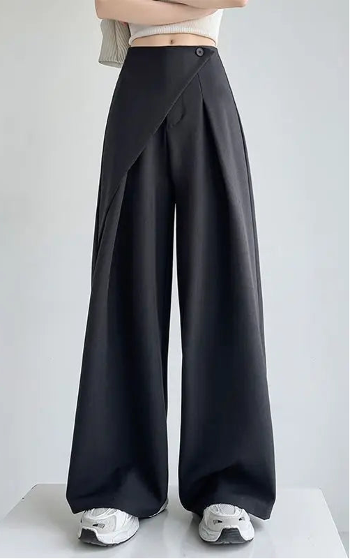 Women's High Waist Wide Leg Casual Pants