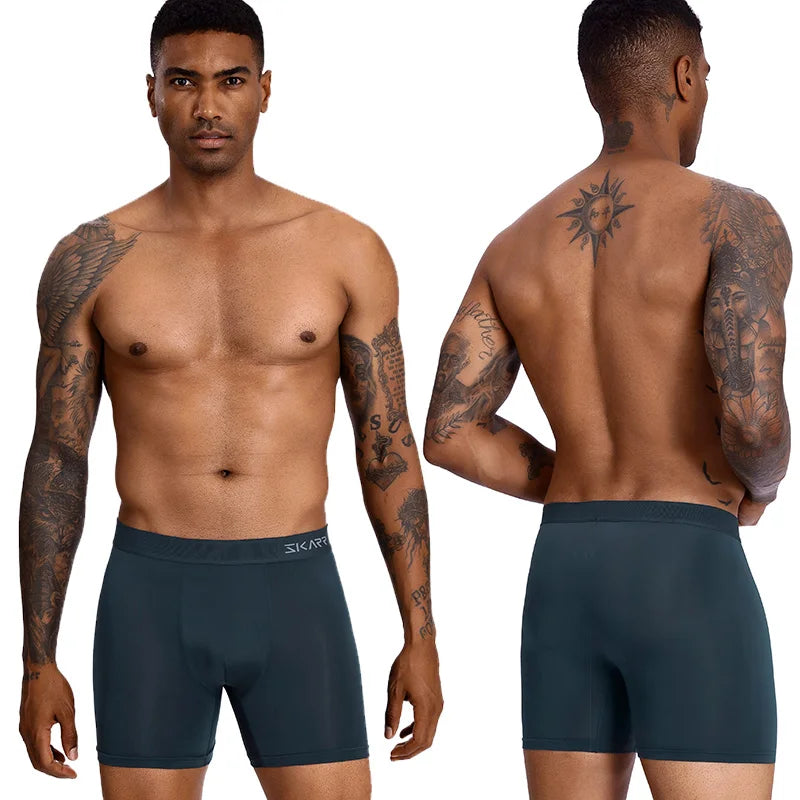 6-Pack Men's Boxer Briefs - Comfortable Trunks Shorts Underwear for Men