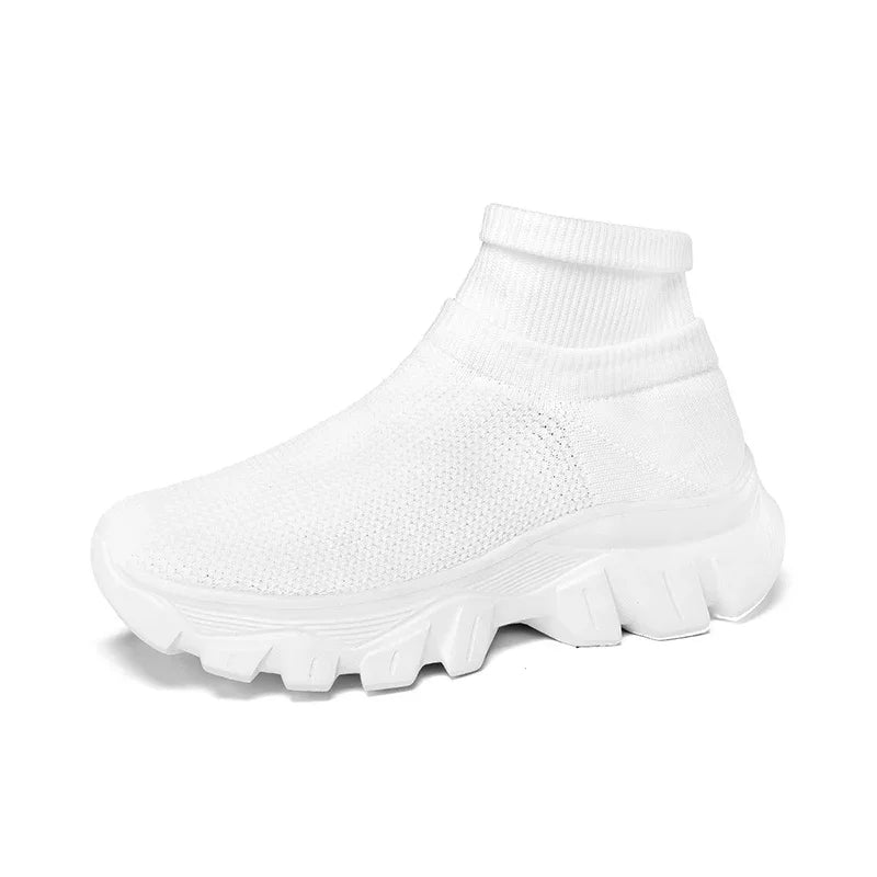 Women's Light Ankle Sock Boots – With Non-Slip Thick Soles - Various Colors