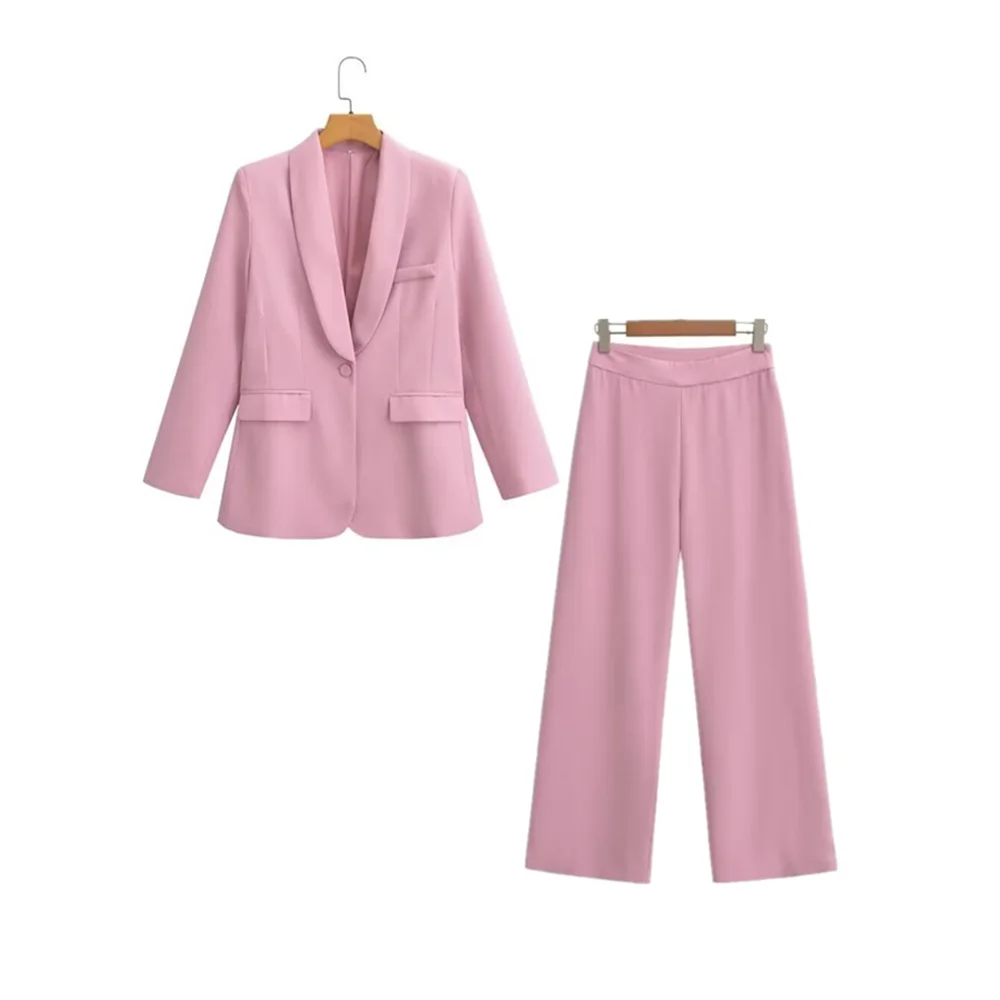 Women's Stylish Blazer and Pants Set - Two And Single Piece Outfit for Work or Casual