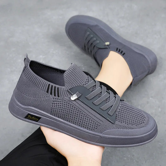 Men's Korean Style Canvas Sneakers - Breathable & Comfortable Shoes