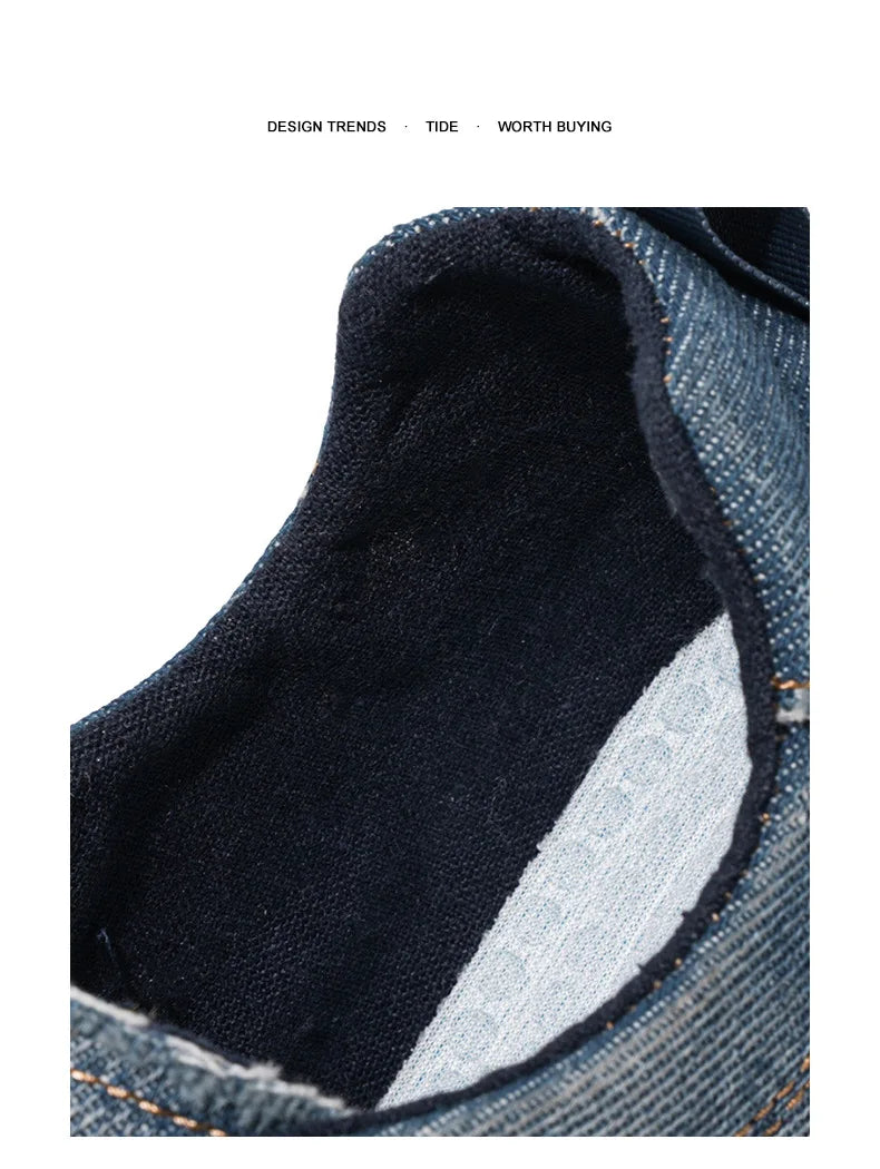 Men's Denim Style Canvas Sneaker