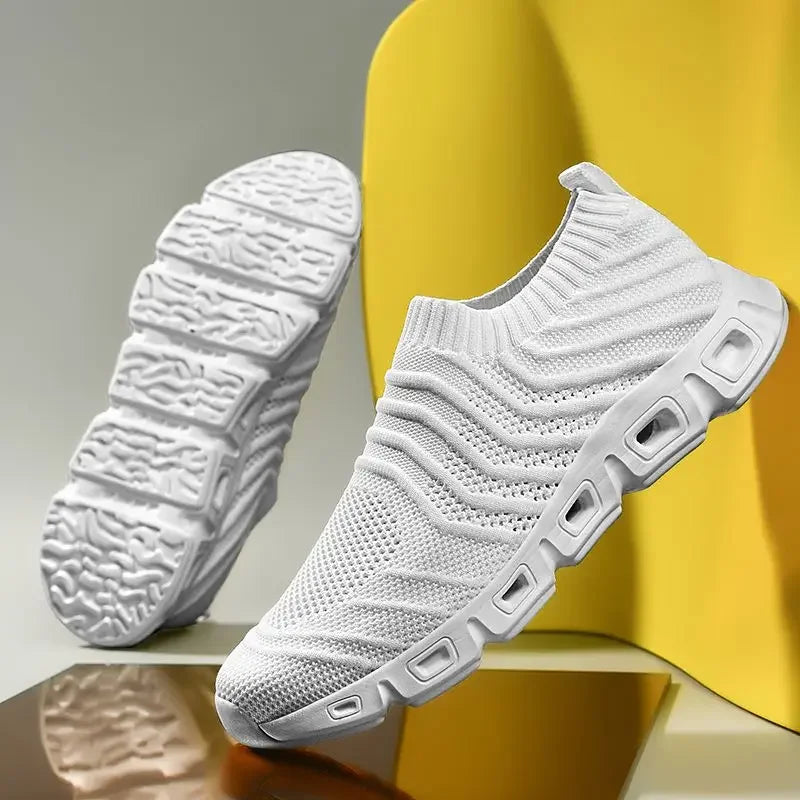 Men's Harajuku Style Breathable Slip On Sneakers