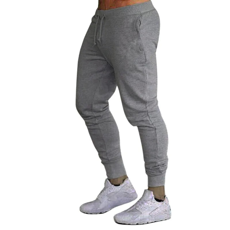 Men's Casual Loose-Fit Jogger Sweatpants with Elastic Waist
