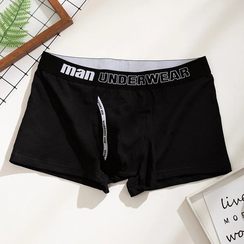 3-Pack Men's 100% Cotton Comfortable Fitted Boxers - Soft Close-Fitting Underwear
