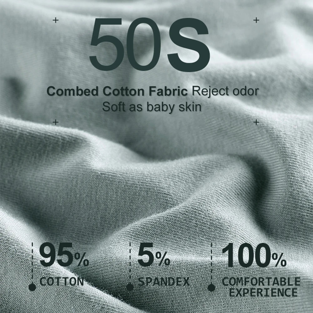5 Pack Women's Cotton High-Waisted Underwear - Tummy Control & Butt Lift