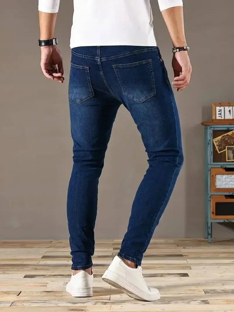Men's Slim Fit Stretch Denim Jeans - Various Colors