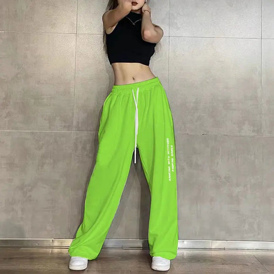 Women's Loose Fit Sweatpants with Drawstring & Elastic Waist