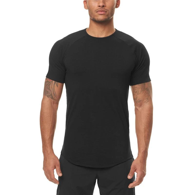 Men's Slim Fit Quick-Dry Breathable T-Shirt – Lightweight, Moisture-Wicking Activewear