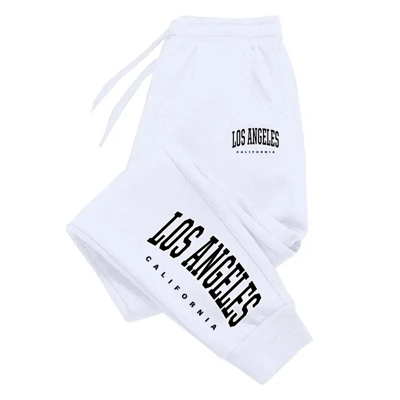 Los Angeles Unisex Casual Joggers - Elastic Waist - Various Colors