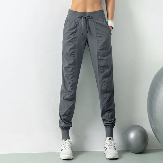 Women's Slim Fit Drawstring Joggers With Pockets