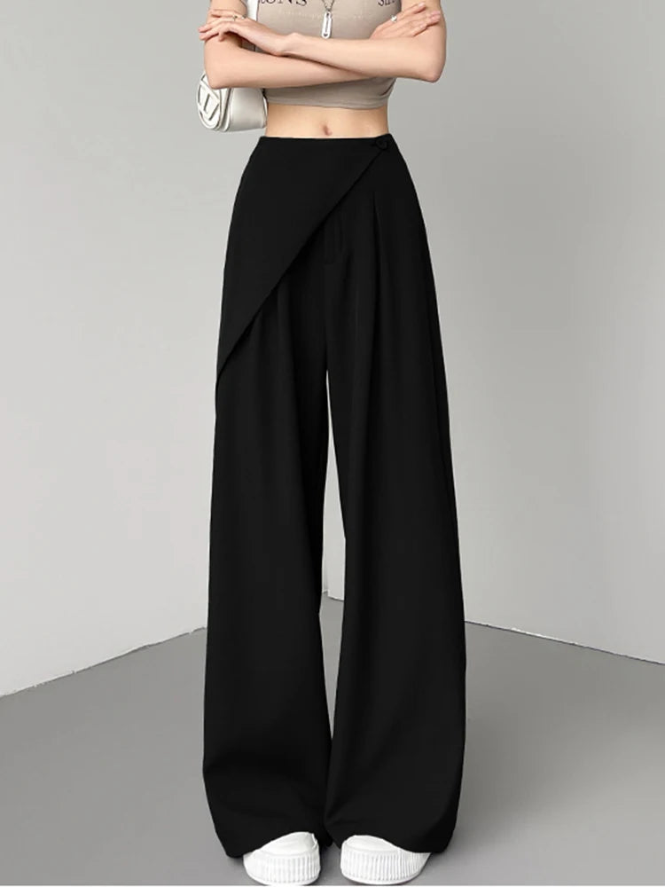 Women's High Waist Wide Leg Casual Pants