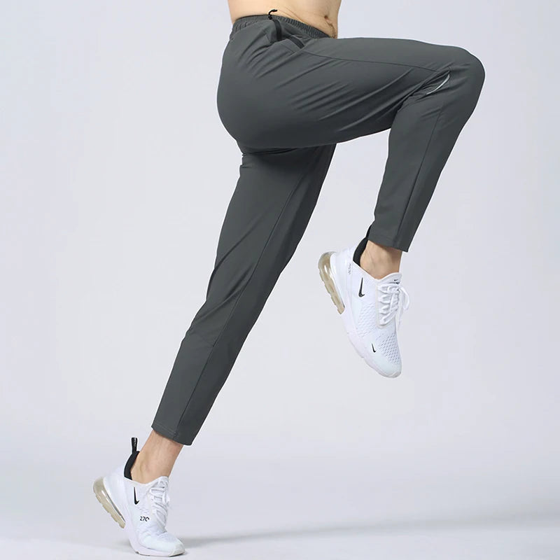 Men’s Elastic Running Joggers – Athletic Sweatpants for Sports and Exercise