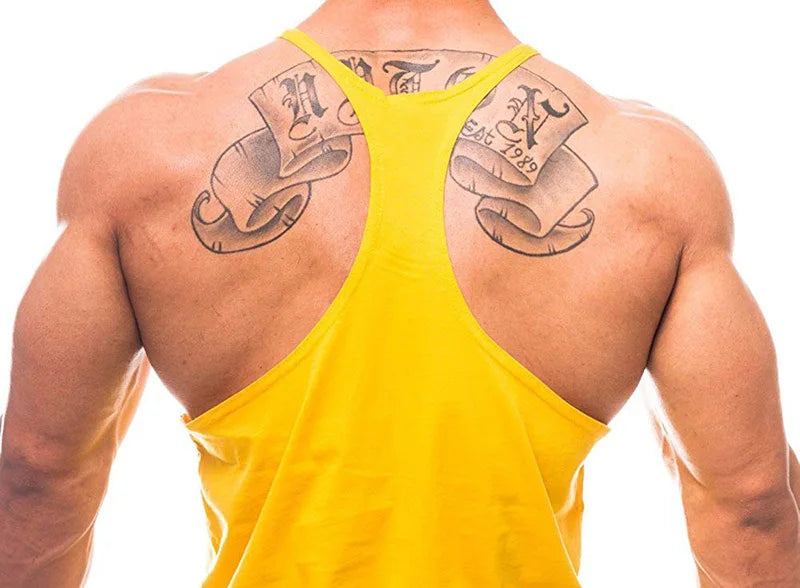 Men's Fitness Tank Top - Sleeveless Bodybuilding Vest