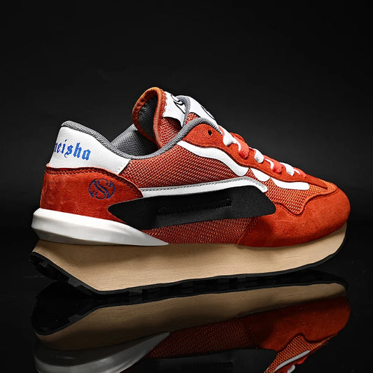 Lexsan Men’s Breathable Lace-Up Sneakers – Comfortable & Stylish Athletic Shoes for Men