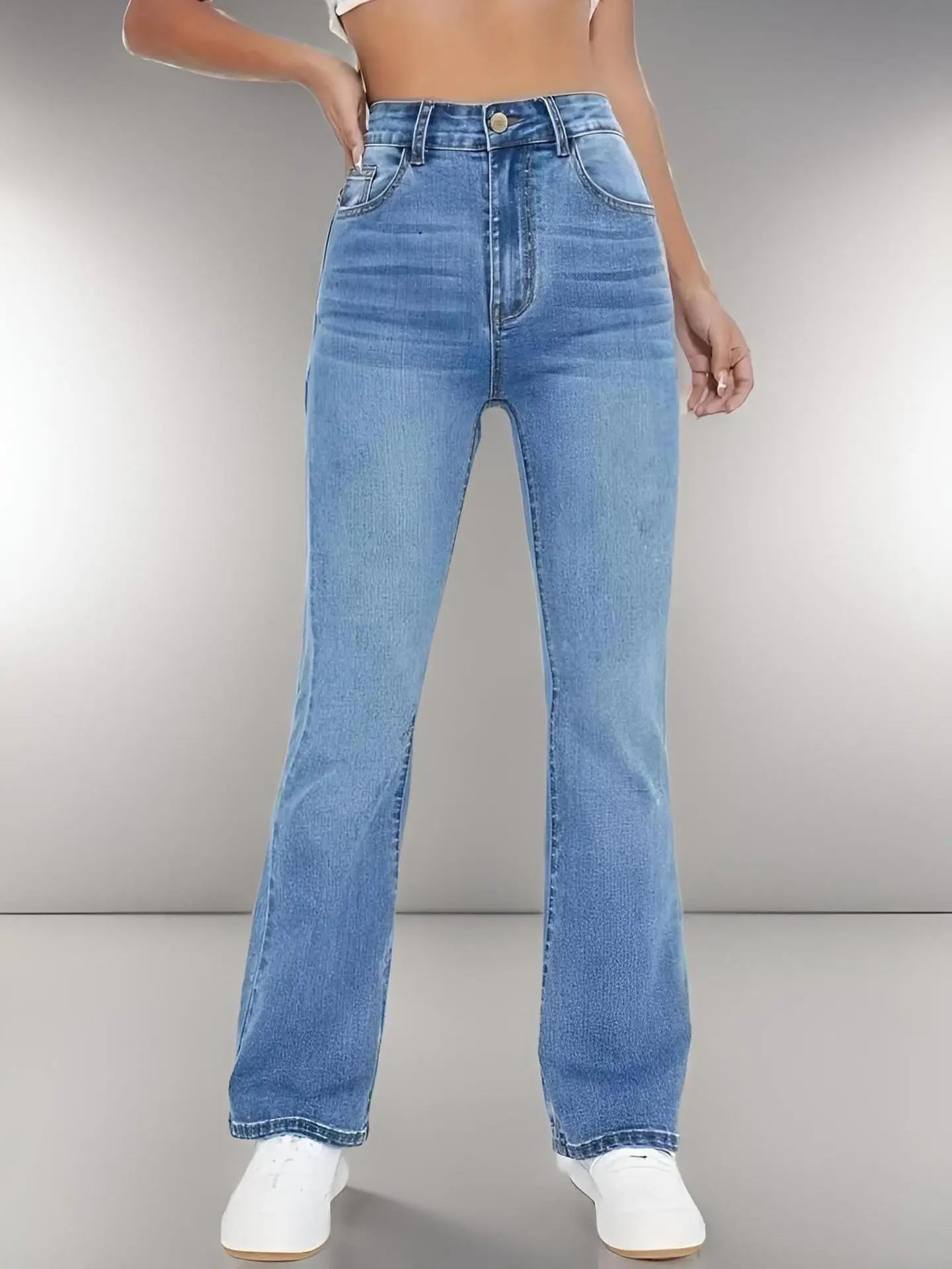Women's High Waist Slimming Casual Denim Jeans